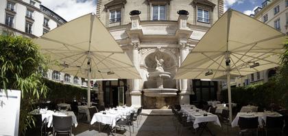 La Fontaine Gaillon vue superbe sur terrasse