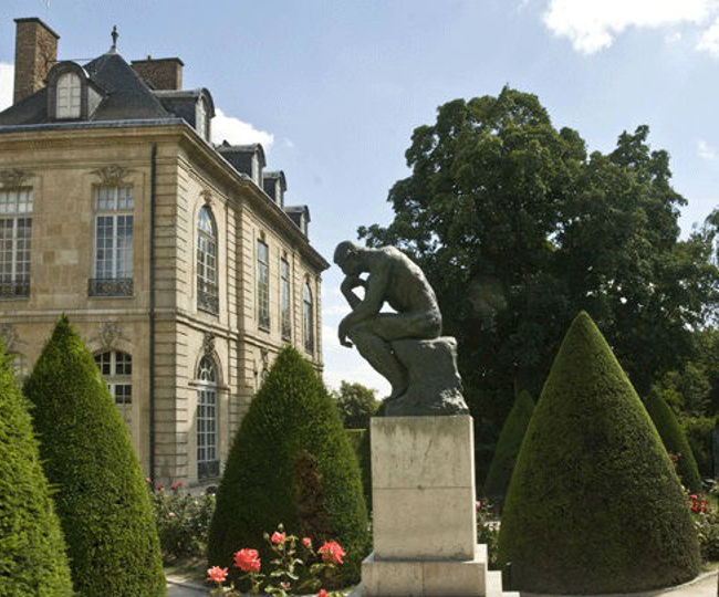 Musée-Rodin-Le-Penseur-vu-de-profil-dans-le-jardin---thumb 2 retouche